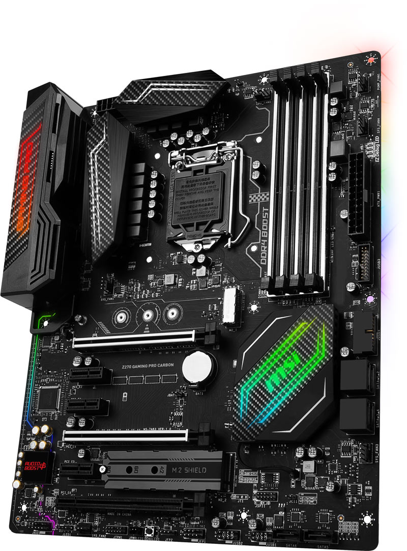 MSI Z270 Gaming Pro Carbon ATX | Dustinhome.no MSI Z270 Gaming Pro Carbon ATX | Dustinhome.no